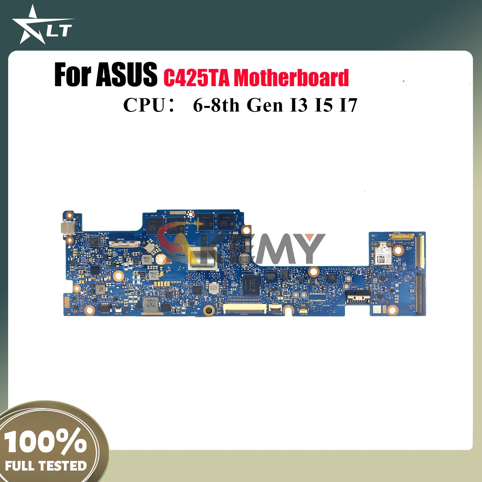 

C425TA Материнская плата для ноутбука ASUS Chromebook C425TA C425T Материнская плата для ноутбука с процессором I3 I5 I7 100% тестирование ОК быстрая доставка stk