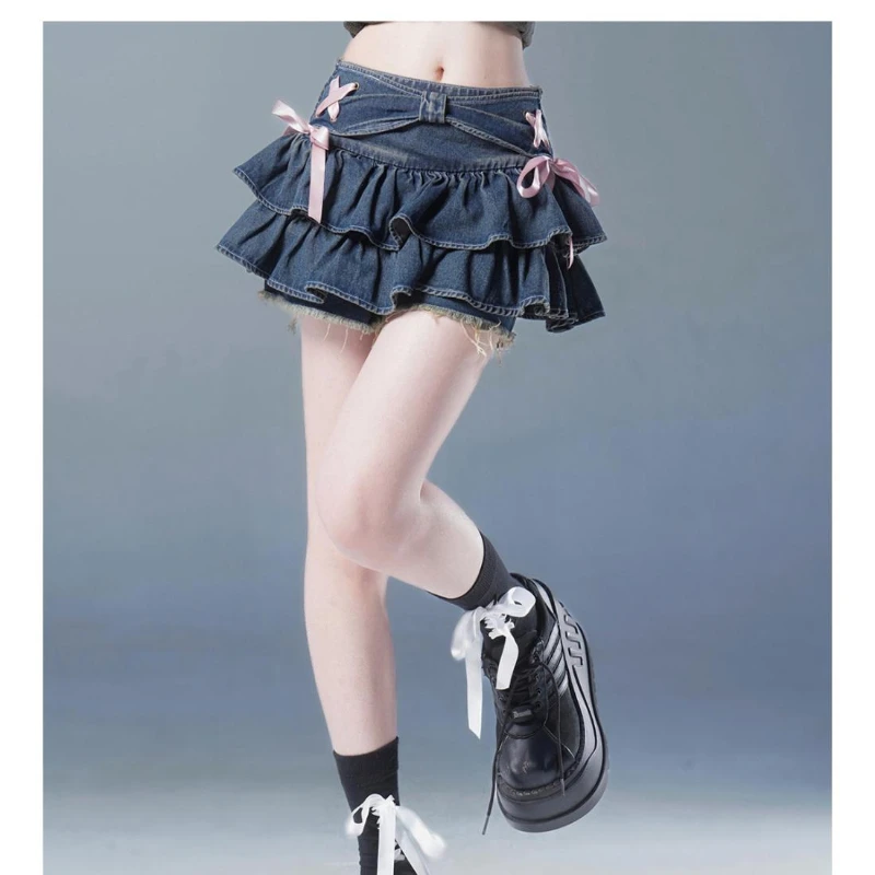 여성용 여름 고딕 스커트, 2000 년대 빈티지 미니 반바지, 록 고스 펑크 스커트, Y2k 스트리트웨어, Egirl Emo 스커트, 붕대 Alt