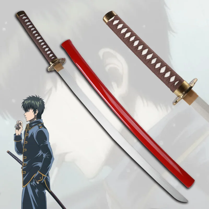 Anime GINTAMA personaggi Hijikata Toushirou Katana yotou Muramasya Silver Blade Red fodero