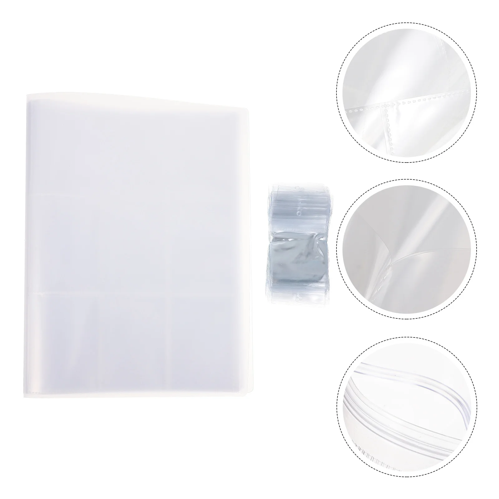 

1 set 1 Set Jewelry Organizer Book Household Storage Bag Large Capacity Anti-Oxidation Sealed Bag For Rings Necklaces Earrings