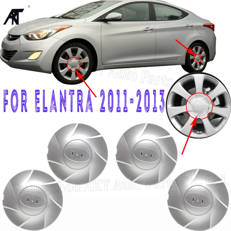 4pcs/lot Wheel Center Cover Hubcap for Hyundai  Elantra Sedan 11-13  17\