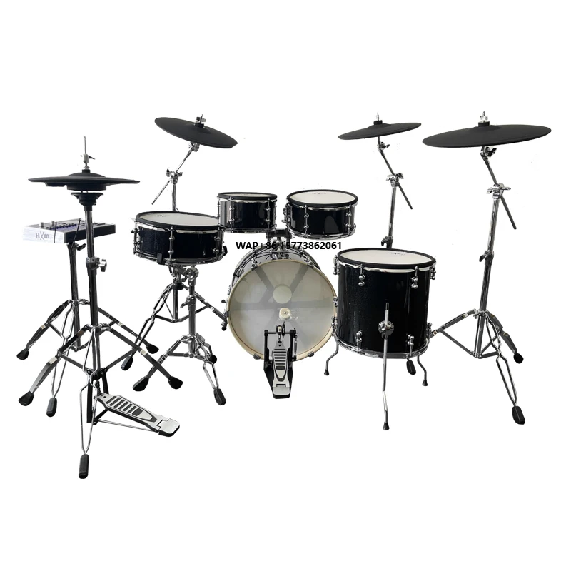 

XD-2000-KM Black Sparkle Color Acoustic Feeling Electronic Drum Set Factory Direct Sales Drum Electric Drum Set Professional