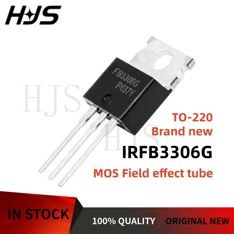 

10~30PCS IRFB3306G IRFB3306 FB3306G TO-220 N-channel MOSFET Field effect tube High-quality NEW
