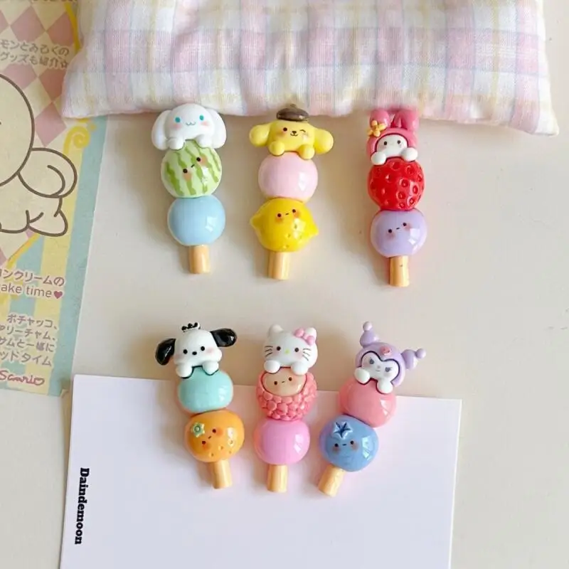 Spinki do włosów Sanrio Nowe Kreskówkowe Spinki My Melody Słodki Styl Urocza Dziewczyna Sklep Spinka Boczna Karta do Wydawania Akcesoria do Włosów Spinki do Włosów