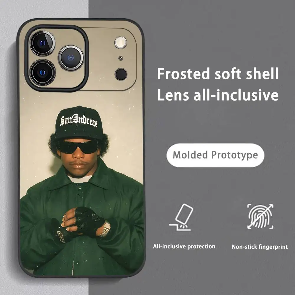 حافظة لهاتف آيفون 17 16 15 14 13 12 11 Pro Max Plus Mini Black Frosted Soft Shell Funda