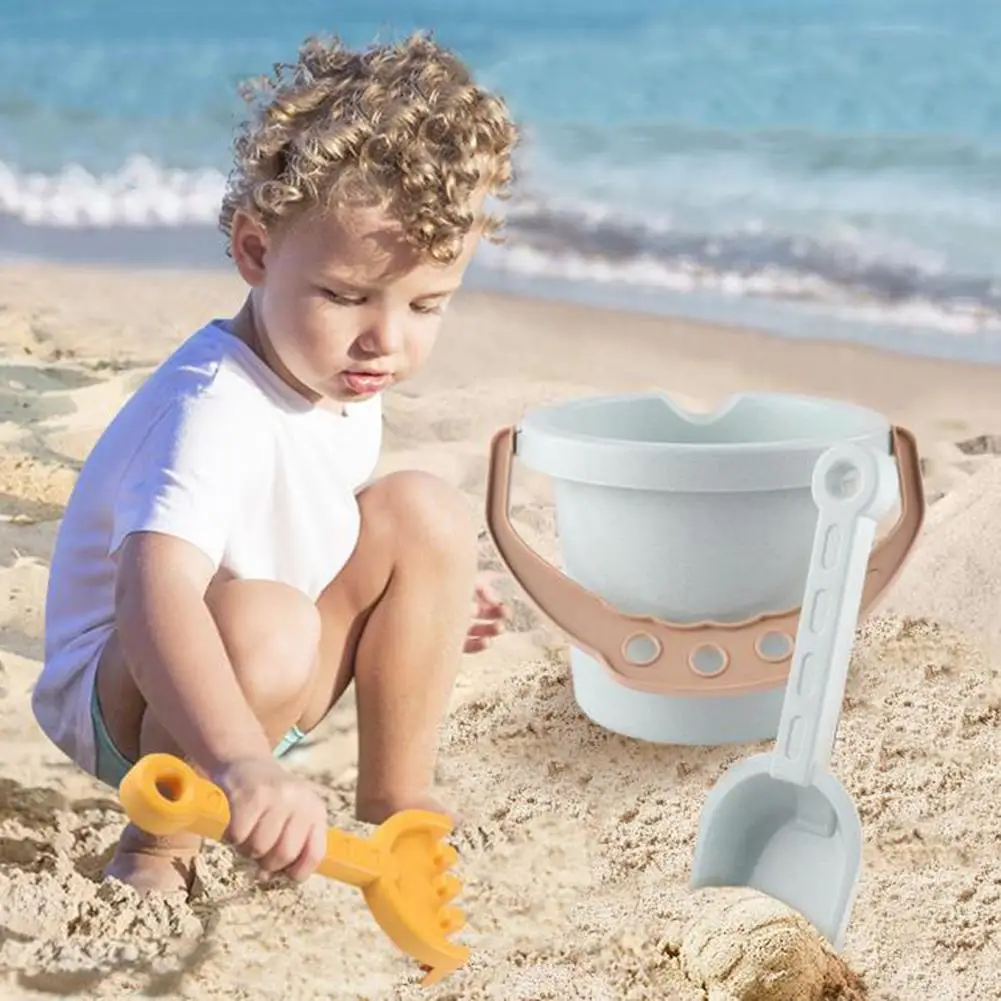 Juego de juguetes de arena de playa para niños, juguete de arena con cubo, regadera, pala, herramientas de juego de agua para niños y niñas, regalos