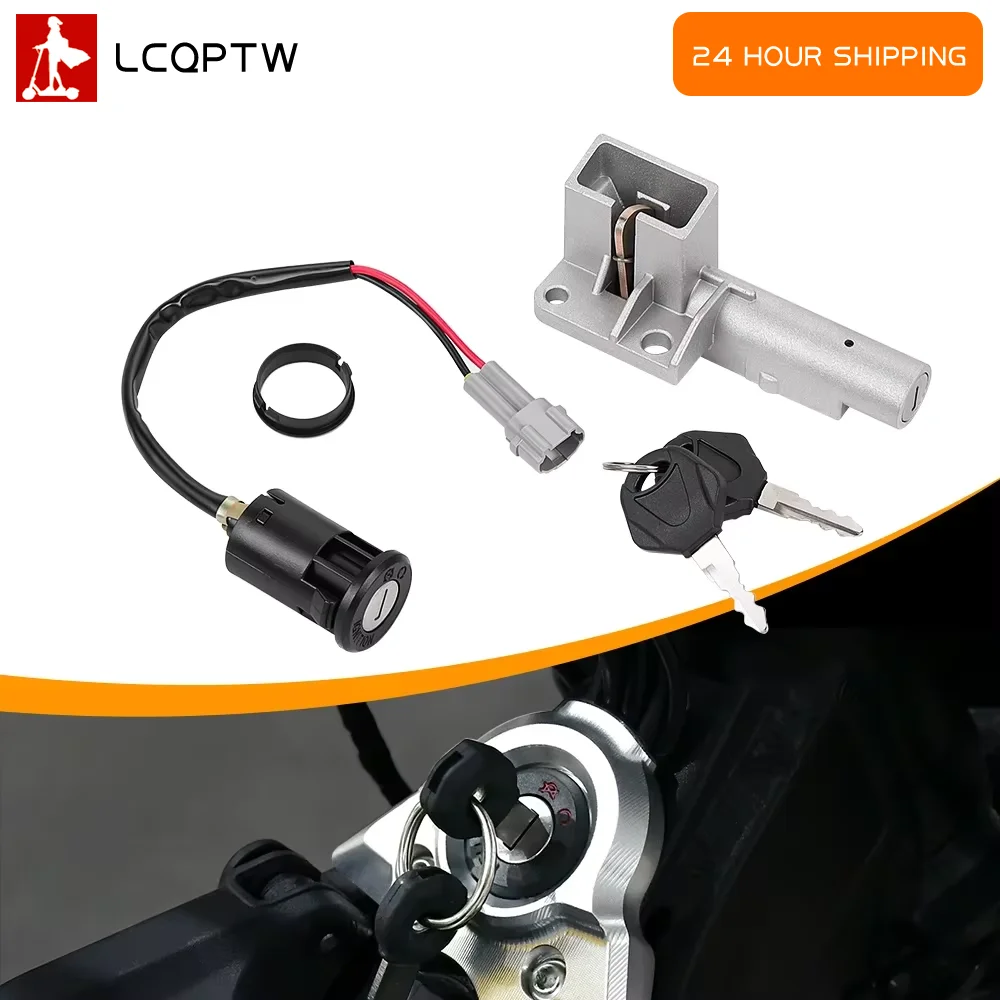 Ignition Switch Lock Key Set for Surron Light Bee for Segway X160 X260 Electric Dirt Bike Replacement Motorcycle Electric Bike