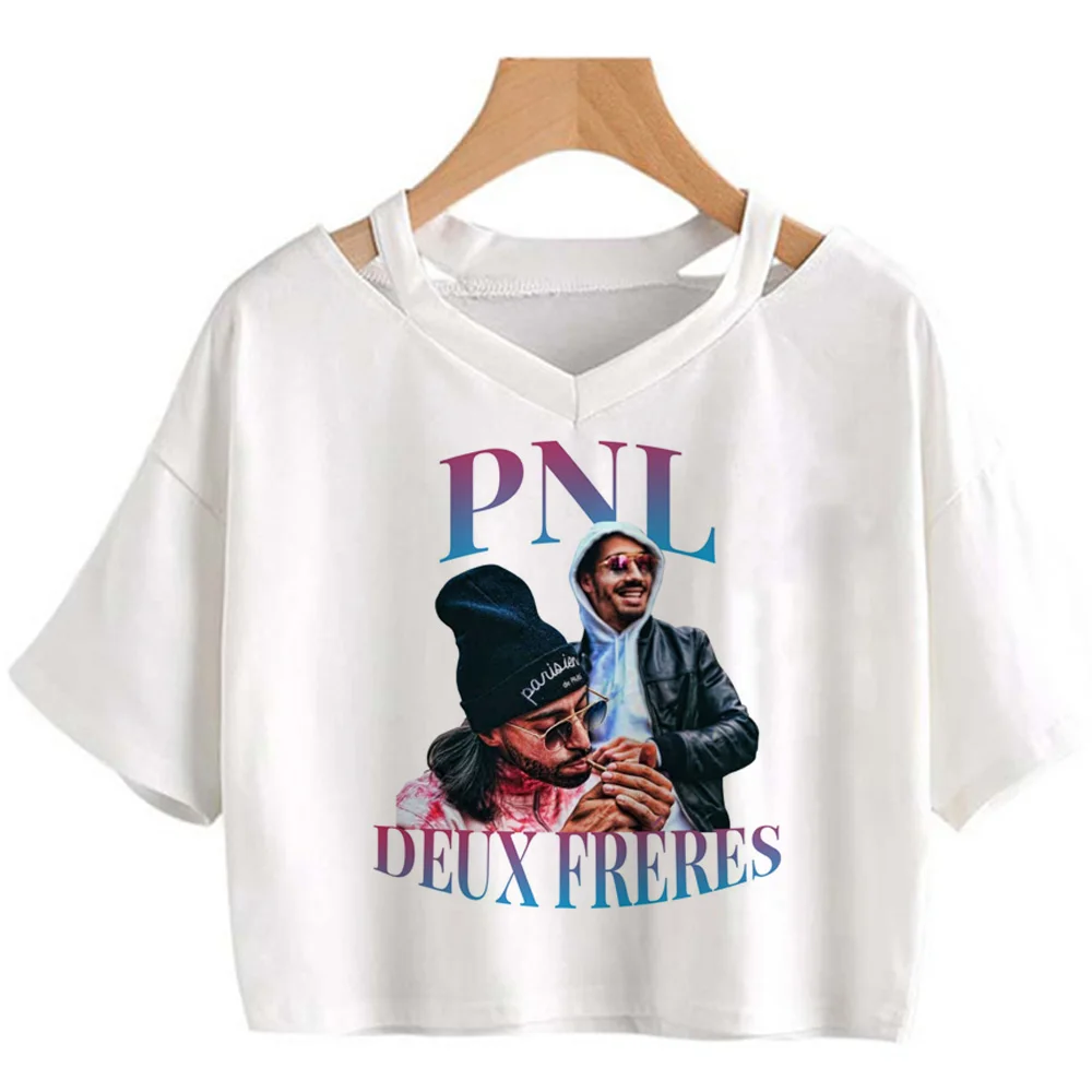 

Pnl t-shirts women summer Japanese designer Tee girl funny streetwear clothing