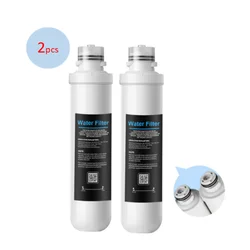 K5-filtro de agua de carbón y calcio para ebullición instantánea, 2 piezas, elemento de filtro multiusos para refrigerador debajo del fregadero