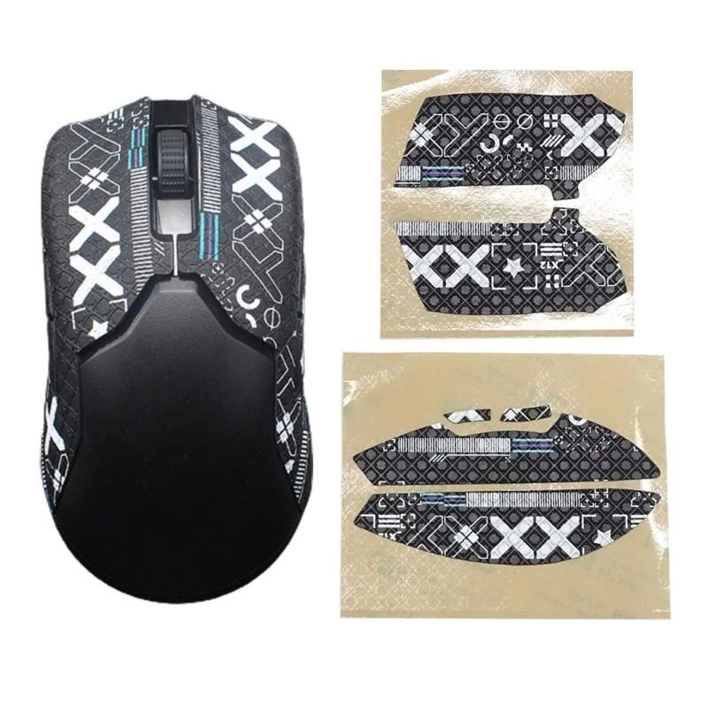 Niet -slip muissticker voor V2Pro Mouse Antislip Grip Tape Sweat Resistant Pad zonder muis