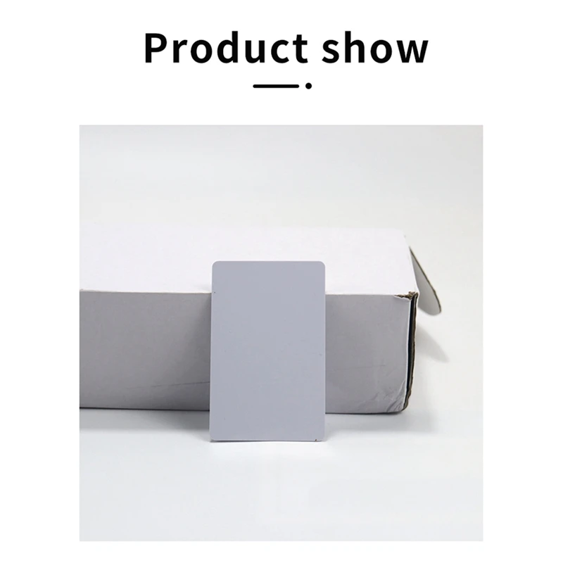 Imagem -03 - Cartão Branco da Escala de Leitura Longa Rfid do Uhf Cartão do Pvc para a Gestão do Acesso 860 a 960mhz