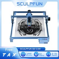 SCULPFUN S9 5.5W Laser CNC Laser Engraving Cutting Machine High-Precision For Wood Acrylic CO2 Laser Engraver Cutter 410x420mm