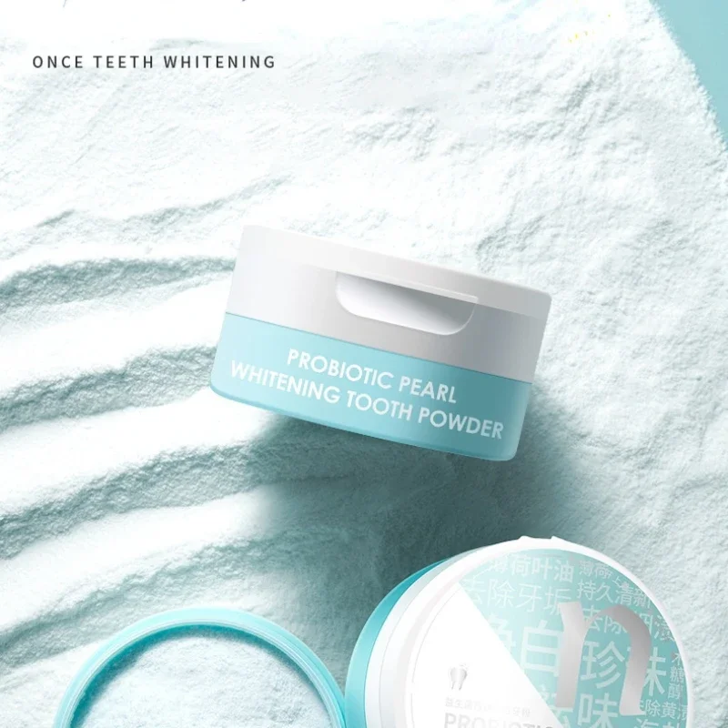 50g Tooth Powder To Prevent Plaque Enzyme Pearls To Remove Tooth Stains Lasting Fresh Breath Teeth Whitening Tooth Powder