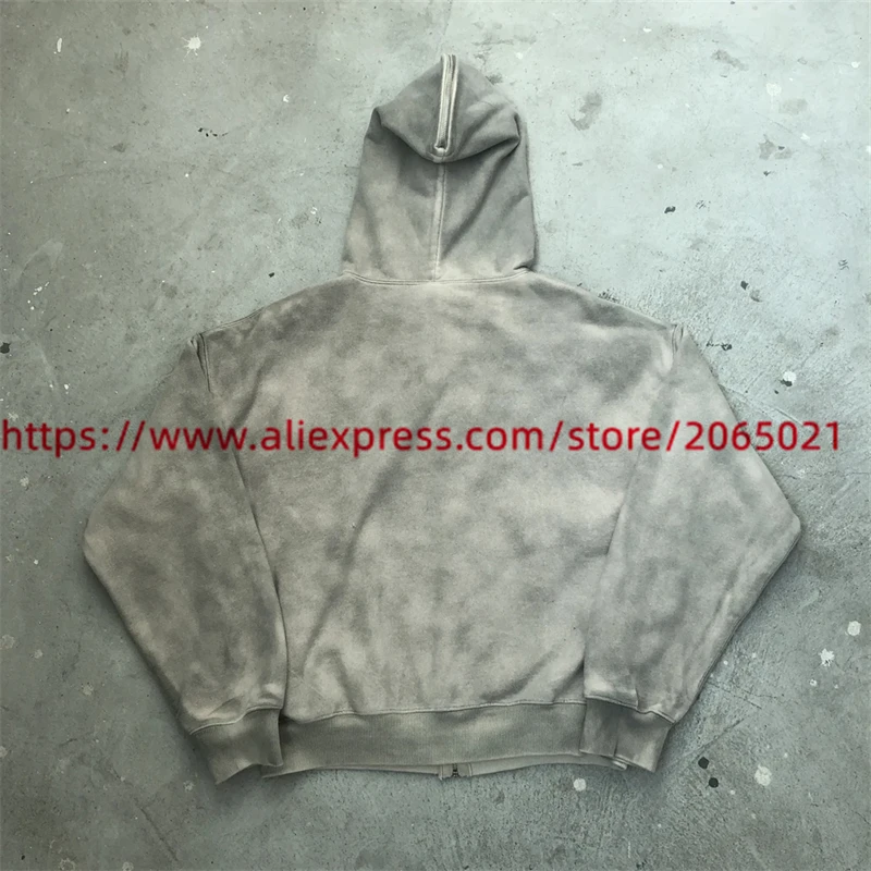 Ssason9 Sample KANYE WEST Best Quality Vintage Pullover Loose Oversize Sweatshirts Hoodie For Men