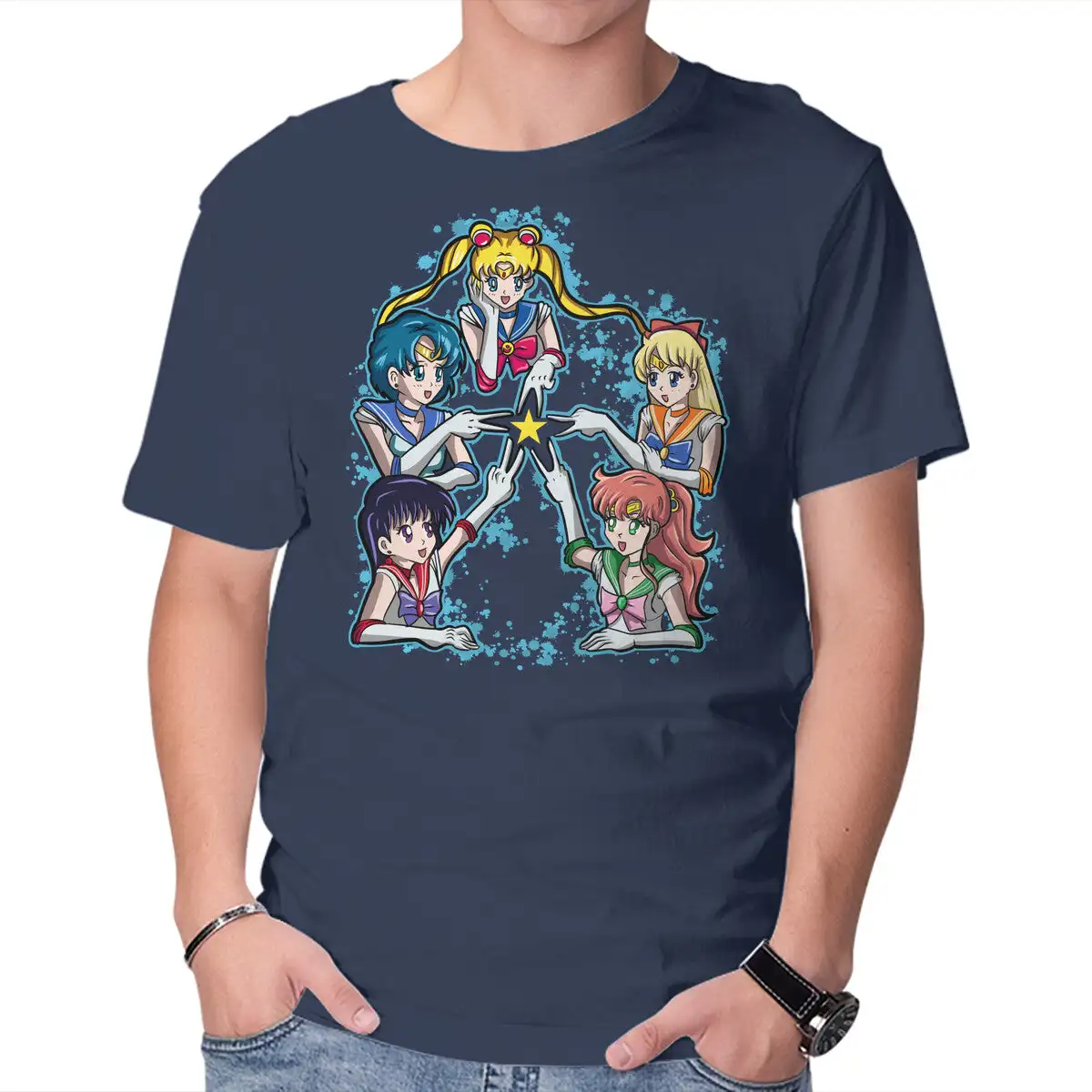 My Group Is A Star Anime Graphic T-shirts for Men Clothing Women Short Sleeve Tees New Arrivals Unisex Summer