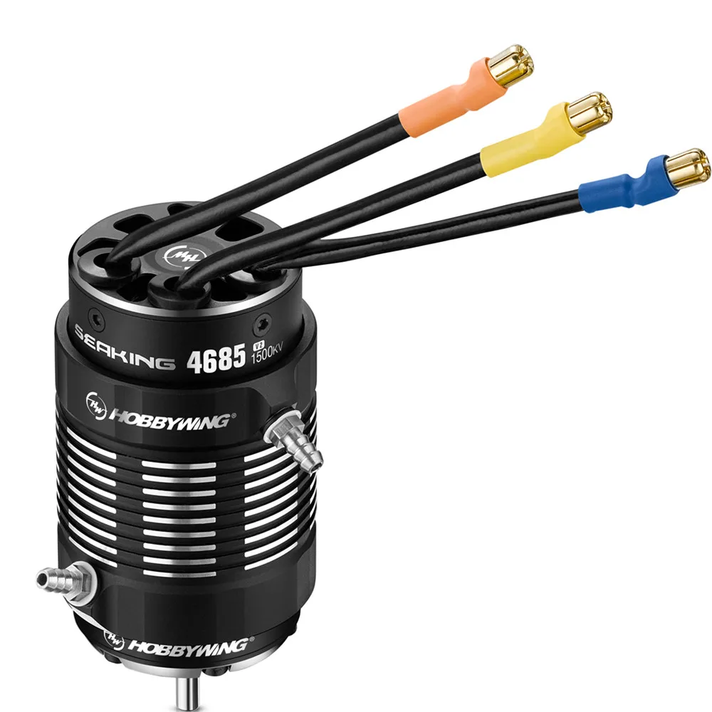 Hobbywing Seaking 4685SL 900KV 6-14S / 1500KV 6-8S V2 Or 54113SL 800KV V2 8-12S Brushless Sensorless Motor For 140/180CM RC Boat