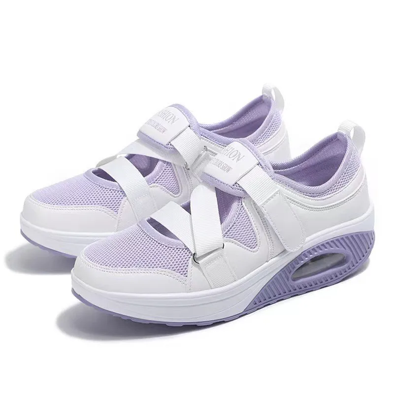 Zapatos informales transpirables y versátiles para mujer, zapatillas deportivas cómodas para correr al aire libre, de lujo, novedad de verano, 2024