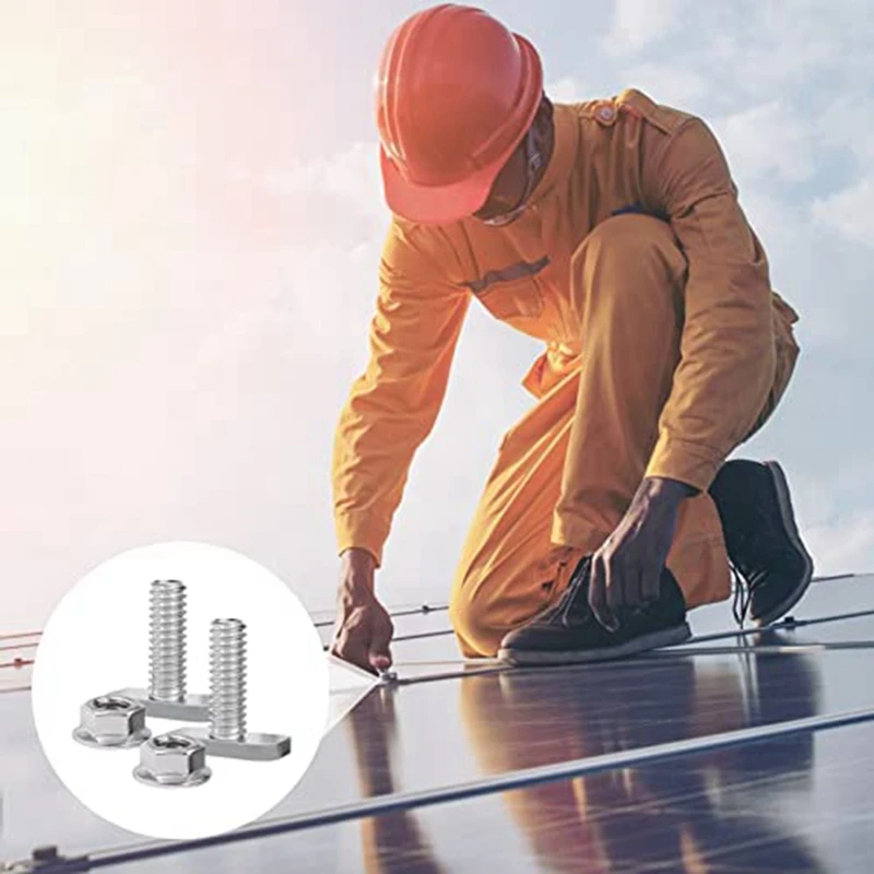 15 шт., детали болтов с Т-образным пазом, аксессуары, винты M8 X 20, винты A2-70, рельсовые гвинты, направляющие гайки с 15 фланцевыми гайками