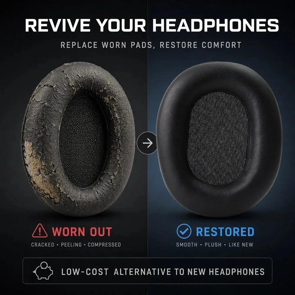 1Pair Replacement Earpads Cush - Sony Headphone Wh-1000Xm5 recension och pris