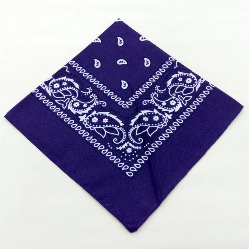 1/2/3 pezzi 2024 moda Hip Hop Bandana sciarpa quadrata 54 cm * 54 cm nero rosso fascia stampata per donne/uomini/ragazzi/ragazze
