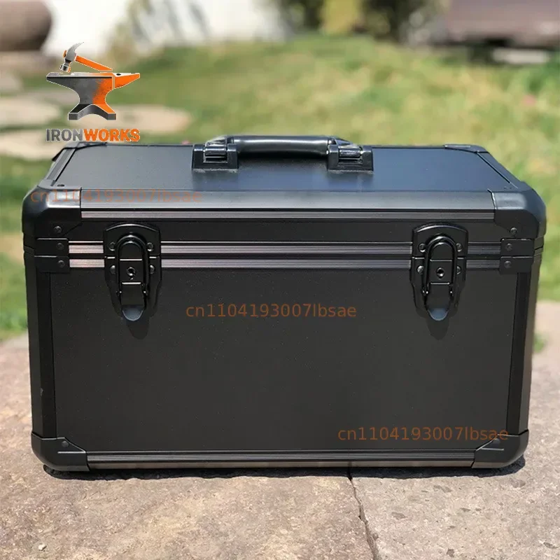 Aluminum Organizer Suitcase Large Hard Case Tool Storage Box Multifunctional Waterproof Safe Portable Toolbox for Car Mechanic