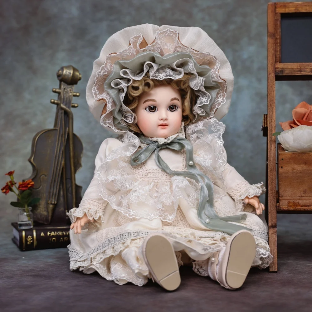 16 pollici Kawaii stile vittoriano BJD bambola zuppa retrò bambole in vinile giocattolo carino hobby raccolta originale fatto a mano arte bambini regali di Natale