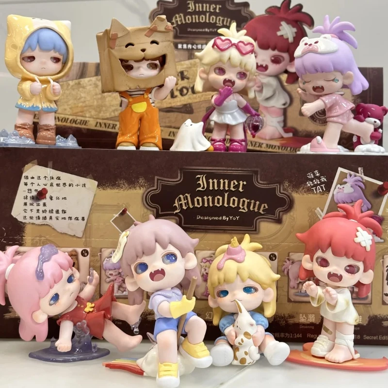 

Spot Yobu Soul Monologue Series Blind Box Decorative Dolls Creative Desktop Decorations Children's Birthday Christmas Gifts