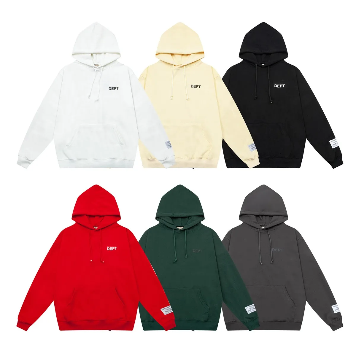 DEPT Fashion Brand Hoodie Men Couple style Classic Letter logo Print Hoodies loose Cotton casual Plus size hiphop Hoodie Sweater