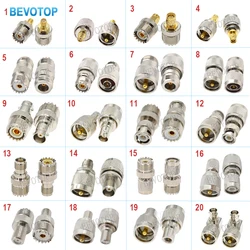 1PCS UHF Conector UHF Male/Female to SMA/ BNC/ L16 N/ TNC/ F/ FME Plug to Jack 90 Coax Adapter
