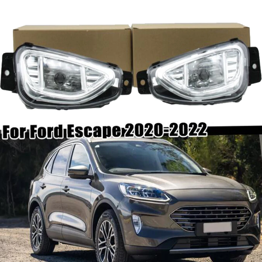 

Автомобильный бампер Escape фара для Ford kuga дневного света 2020 ~ 2023y DRL автомобильные аксессуары галогенная лампа фары kuga противотуманные фары