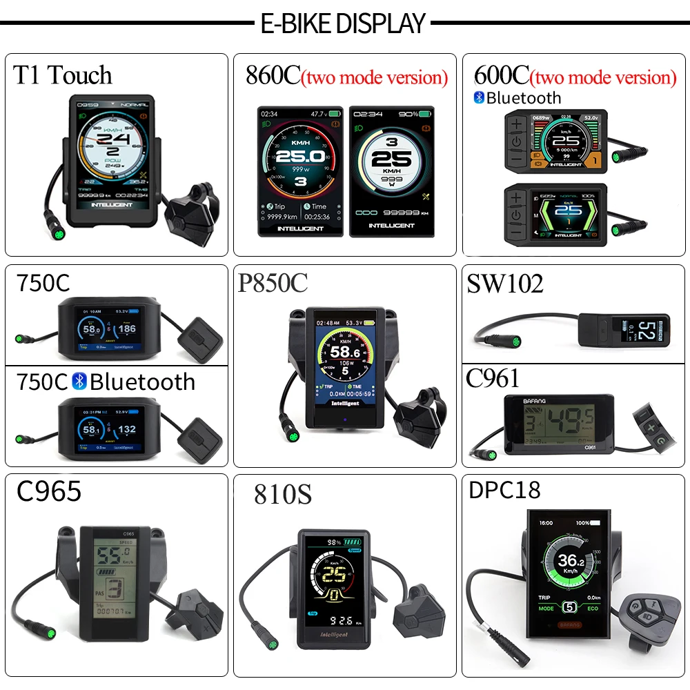 120mm, 48V, 1000W, Bafang-Electric Bicycle Conversion Kit, Mid Drive Motor, Powerful Motor Display, 8FUN, BBSHD, 40T, 42T, 44T,