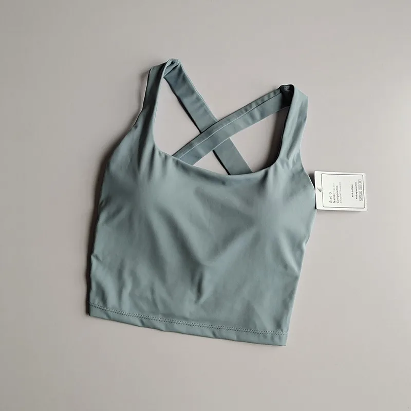 Nahtloser Sport-BH, sexy Yoga-Fitness-Top, Sport-Laufunterwäsche, Push-Up-BH, Sportbekleidung, Bralette für Damen – Detail 6