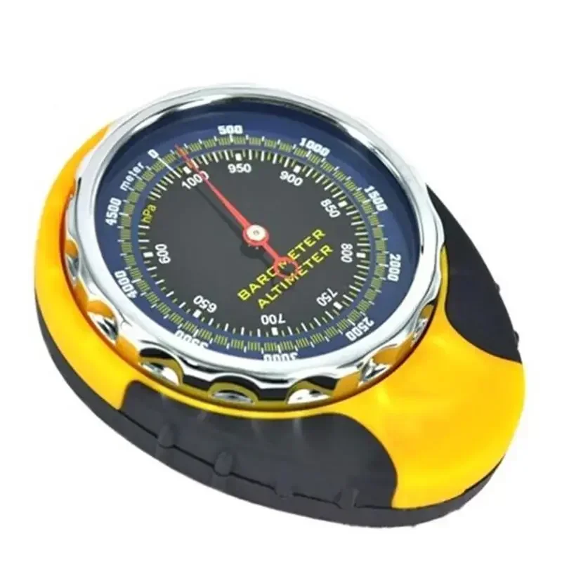 Portable Outdoor Altimeter Battery-Free Altimeter and Barometer Weather Indicator Barometer Thermometer Compass Altitude Meter