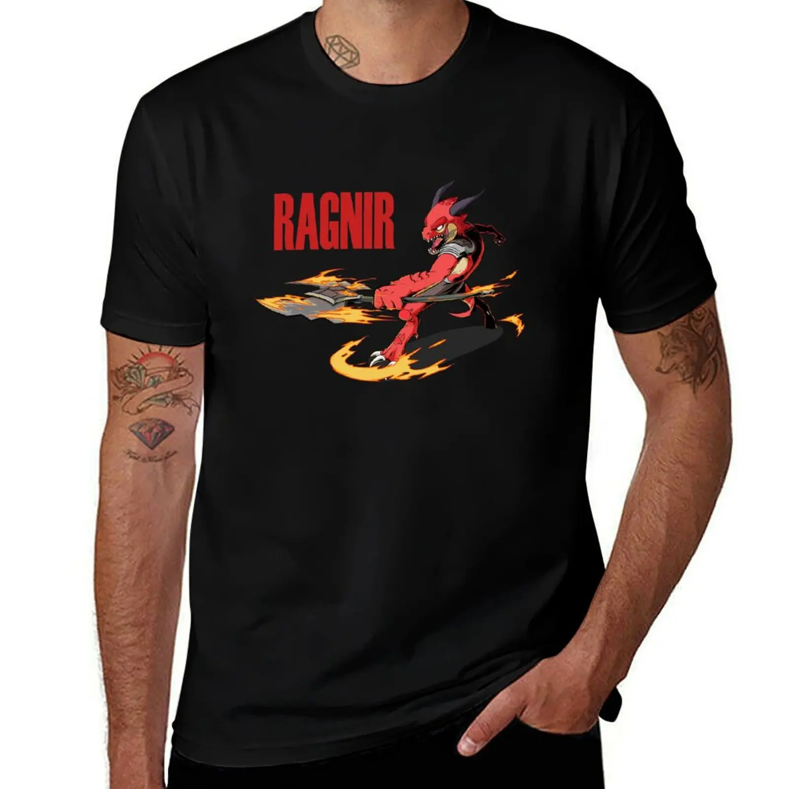

Brawlhalla - Ragnir T-Shirt Urban Casual Loose Fit Tee