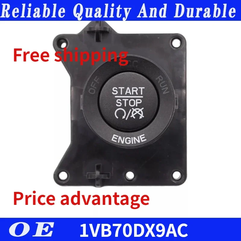 High quality Start/Stop Engine Ignition Switch Button For Jeep Cherokee 2014-2018 1VB70DX9AC  6CK47DX9AC 53244282