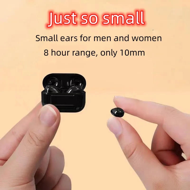 

Small Mini Bluetooth Headset Wireless Invisible Earphones Non Flashing Light Earbuds High Beauty New Style Headphones