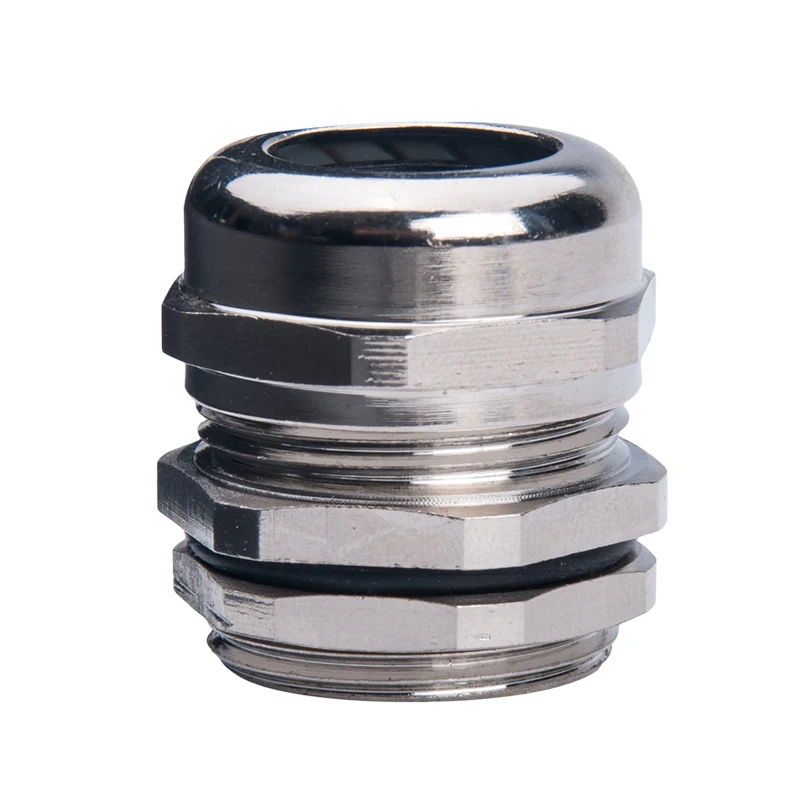 1 Pcs PG29 PG36 PG42 PG48 IP68 Waterproof Metal Cable Gland Connector Copper nickel plating Cable Connector