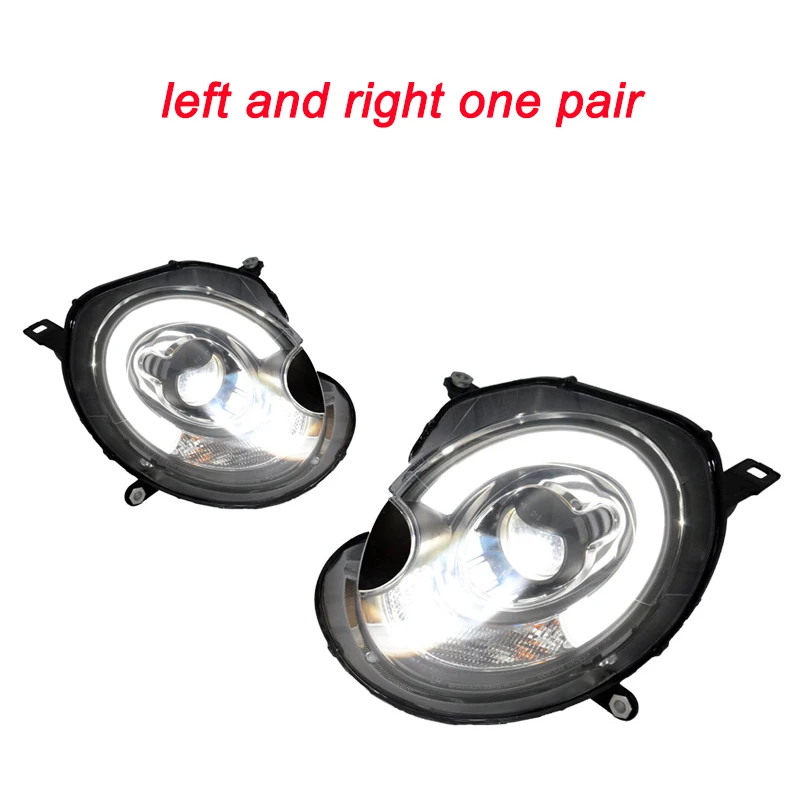 For BMW Mini R55 R56 07-13 LED Headlight Assembly Upgrade Kit E