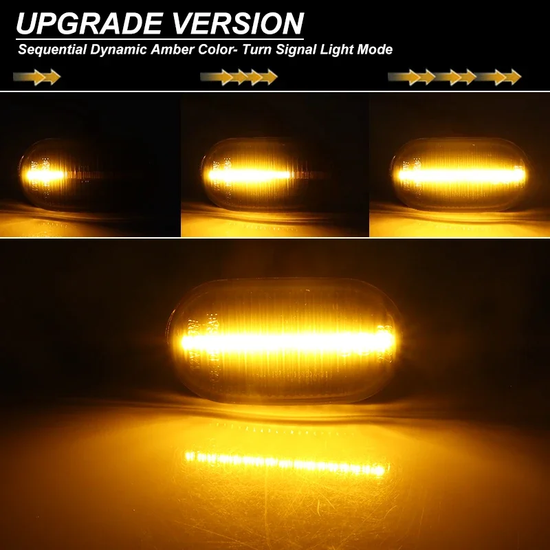 2PCS Led Dynamic Side Marker Turn Signal Indicator Repeater Light For SUZUKI JIMNY JB64W JB74 JB23 JB64 1999-2019 - view 5