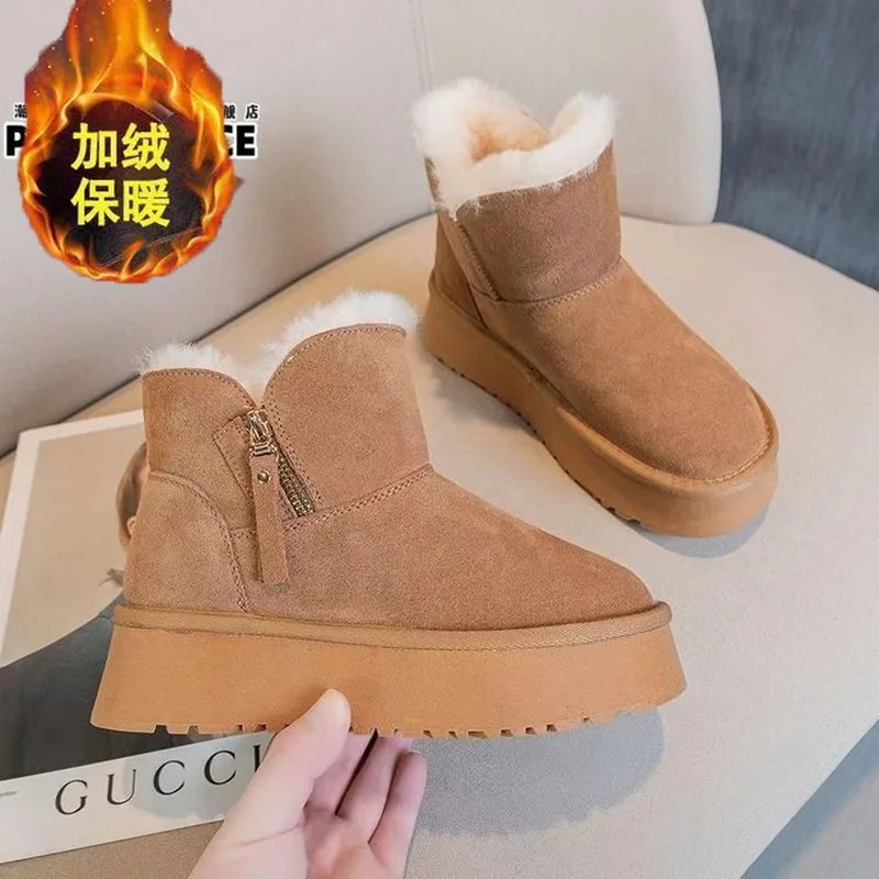 Winter Fashion Women & Girls Snow Boots Very Warm Comfortable Sports Casual Female Shoes Size 35-40