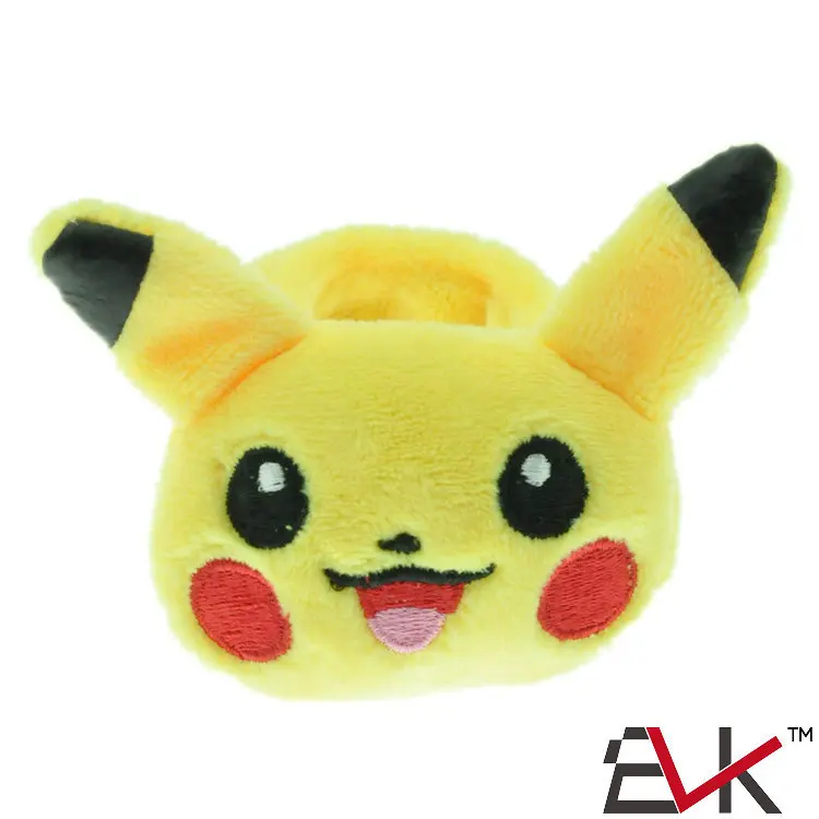 Pokemon Plush Snap Circle Party Bracelets Pikachu Figures Anime Wristband Child Slap Band Toys Boys Girls Birthday Party Gifts