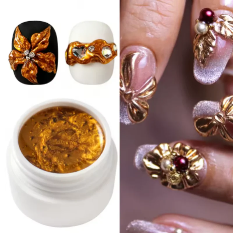 Metallic Gel Polish Painted Liner Gel Super Bright Mirror Chrome Gel Semi Permanent French Line Nail Gel Varnish view 5