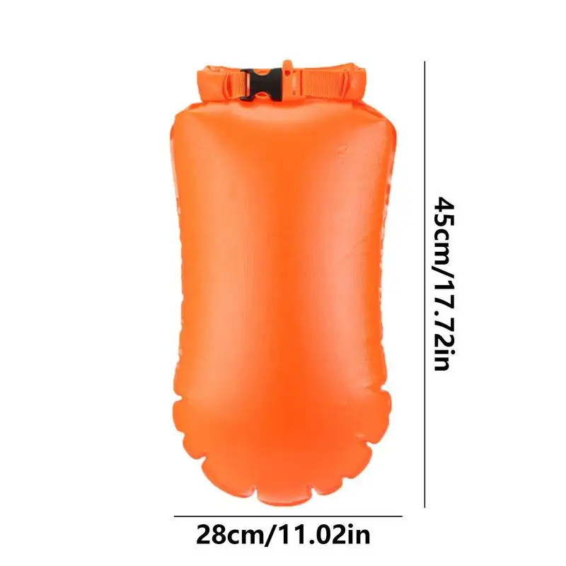 Aufblasbare Schwimm boje schwimmen Erwachsene Wassersport Sicherheits tasche zum Schwimmen Schnorcheln Kajak Angeln Rafting Surfen Surfen Tauchen