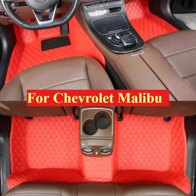 

Custom Car Floor Mats For Chevrolet Malibu 2012-2015-2026 Auto Center Interior Accessories 100% Fit Leather Carpets Rugs Foot
