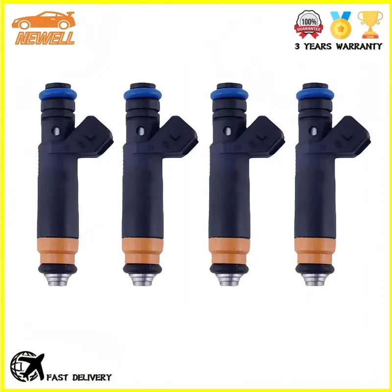 

4pcs 8200128961 H274263 7700274263 Fuel Injector For Renault Kangoo Thalia Clio II Logan Megane Symbol 1.2 1.4 1.6 1998-2005