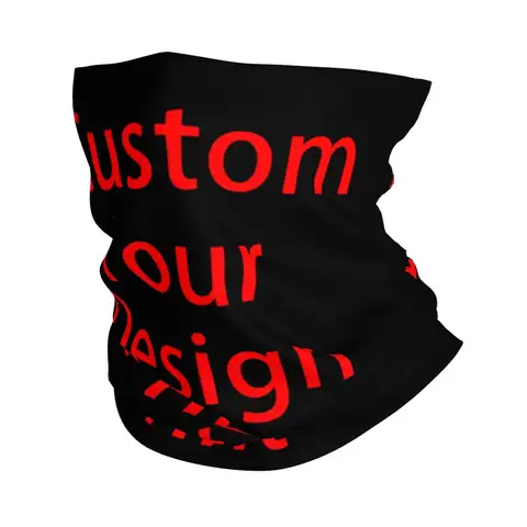 Custom Custom Your Design Winter Headband Neck Warmer Men Women Ski Tube Scarf Customized Logo Printed Face Bandana Gaiter