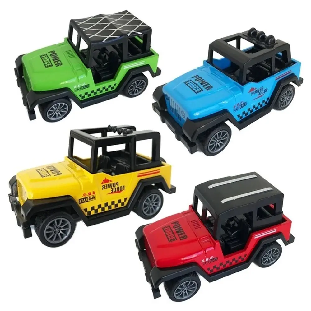 Educational Car Vehicle Set Toddlers Child Inertia Car Toy Pull Back Car Simulation Car Model Off-road Vehicle Car Play Toy