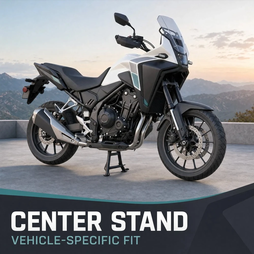 Motorcycle Center Stand Steel Middle Kickstand Central Parking Support Crutch Holder For Honda NX500 NX400 NX 500 2024 2025 2026