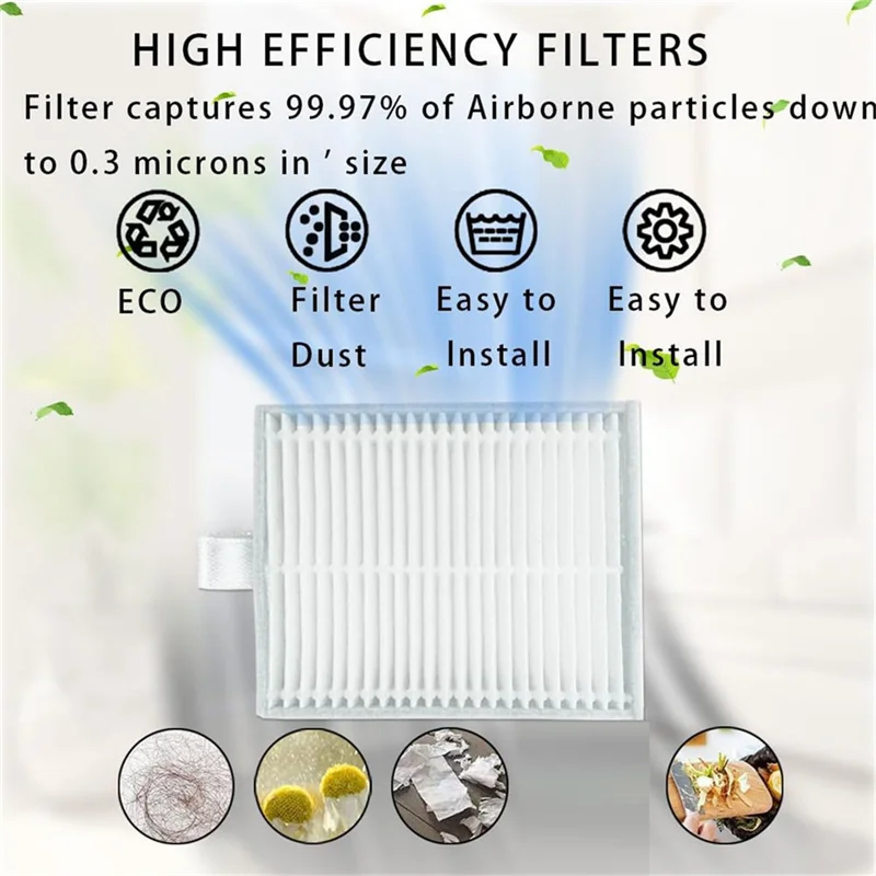 

AT21-Robot Vacuum Cleaner Replacement Parts Accessories High Efficiency Filter Vacuum Cleaner Accessories