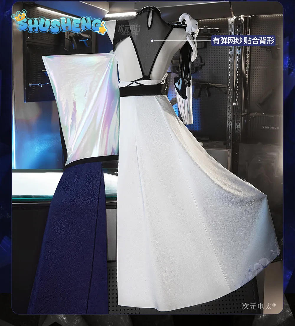 

Nayuta Anime Game NIKKE Original skin Cosplay Costume Halloween party women sexy dress headwear gloves prop Nayuta uniform